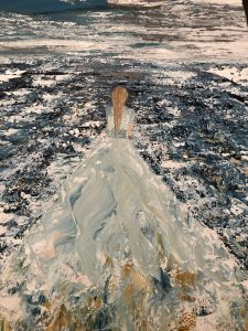 The bride of the sea tableau réalisé par Katarzyna Boduch, peintre polonaise