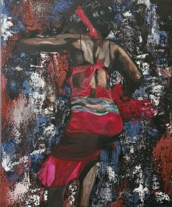 African dancer, Kate Art by author Katarzyna Boduch