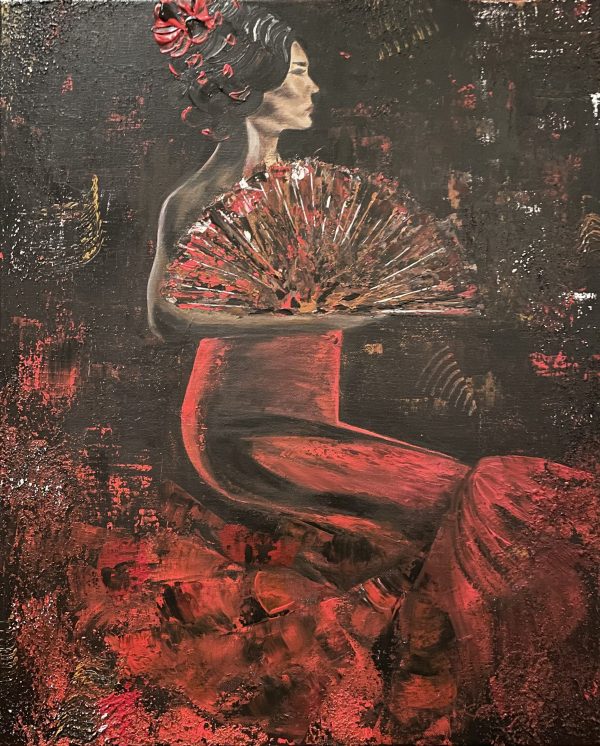 Flamenco dancer, signed Kate_Art, by the author Katarzyna Boduch